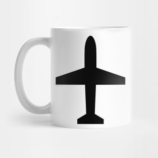 Simple plane logo Mug
